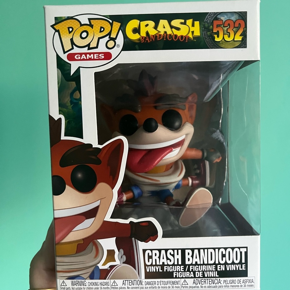 Crash Bandicoot Funko Pop NWOT